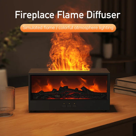 Fireplace Glow Aroma Diffuser & Humidifier