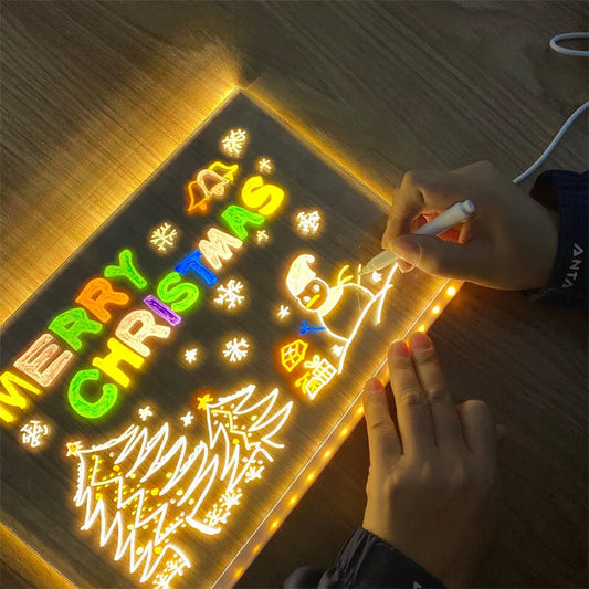 GlowDraw Kids Message Lamp Studio